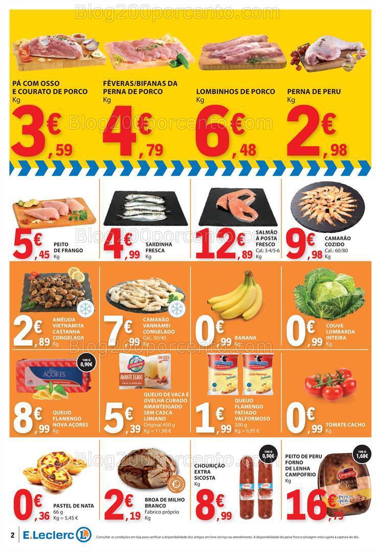 Antevisão Folheto E-LECLERC Promoções Fim de Semana - 5 a 7 junho