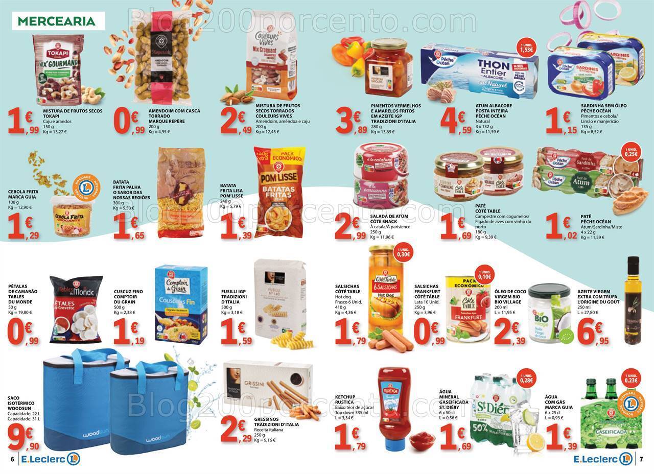 Antevisão Folheto E-LECLERC Especial Férias Promoções de 1 a 31 julho