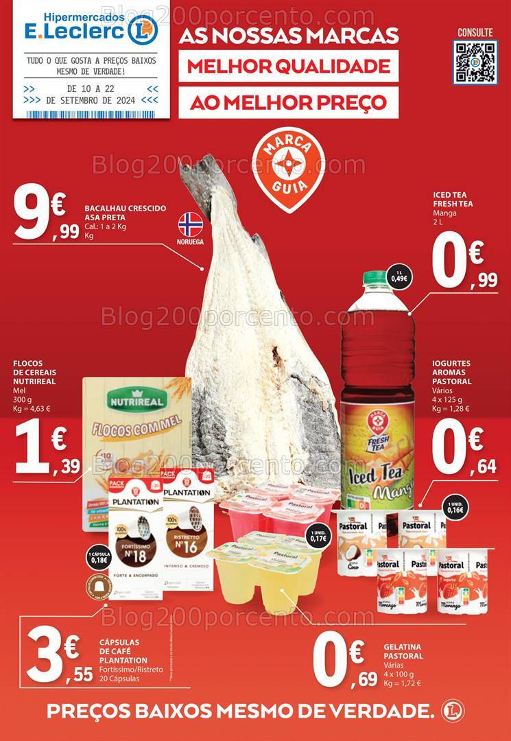 Antevisão Folheto E-LECLERC Marca Própria Promoções de 10 a 22 setembro