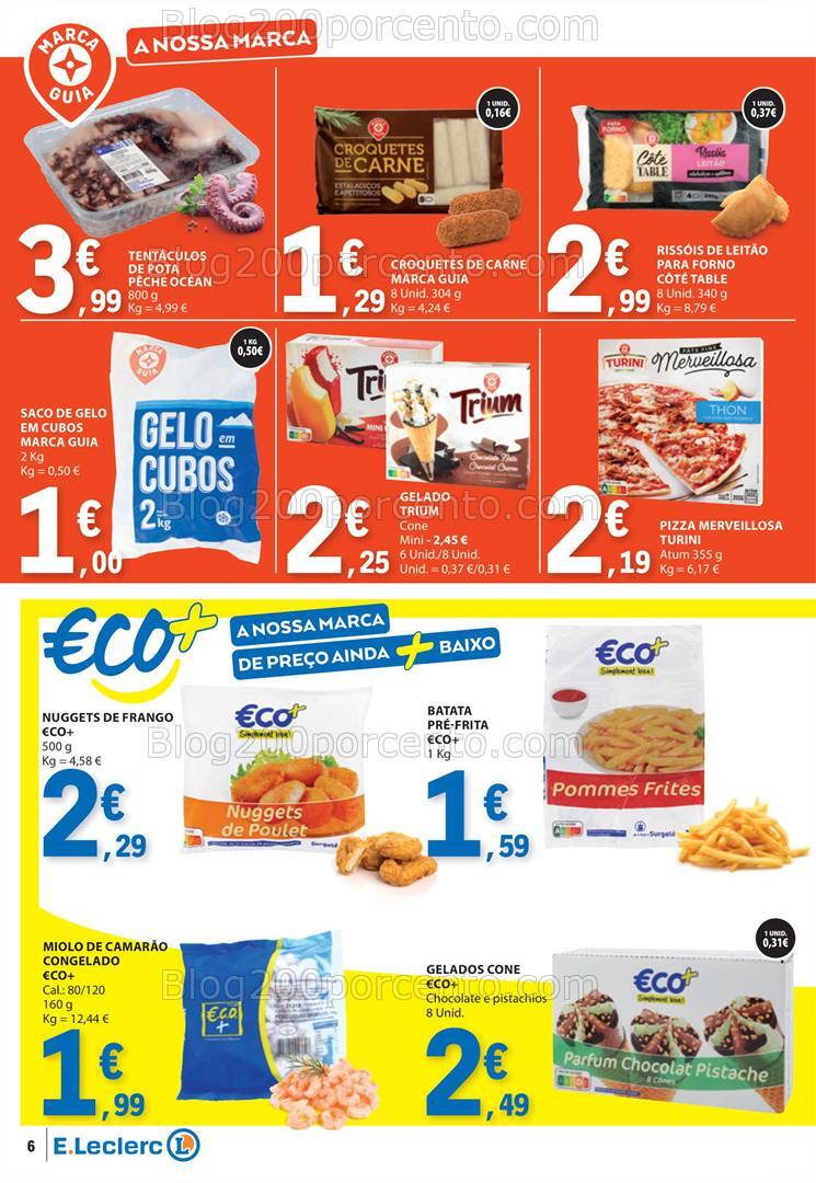 Antevisão Folheto E-LECLERC Marca Própria Promoções de 10 a 22 setembro
