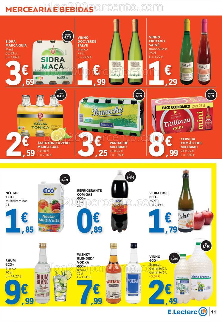 Antevisão Folheto E-LECLERC Marca Própria Promoções de 10 a 22 setembro