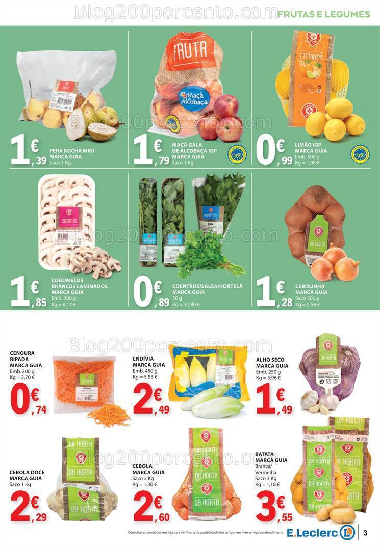 Antevisão Folheto E-LECLERC Especial Marca Guia Promoções de 19 a 31 março