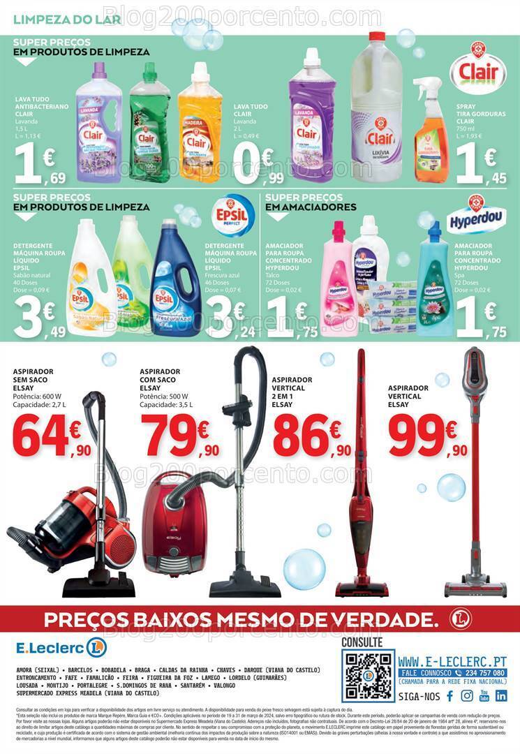 Antevisão Folheto E-LECLERC Especial Marca Guia Promoções de 19 a 31 março