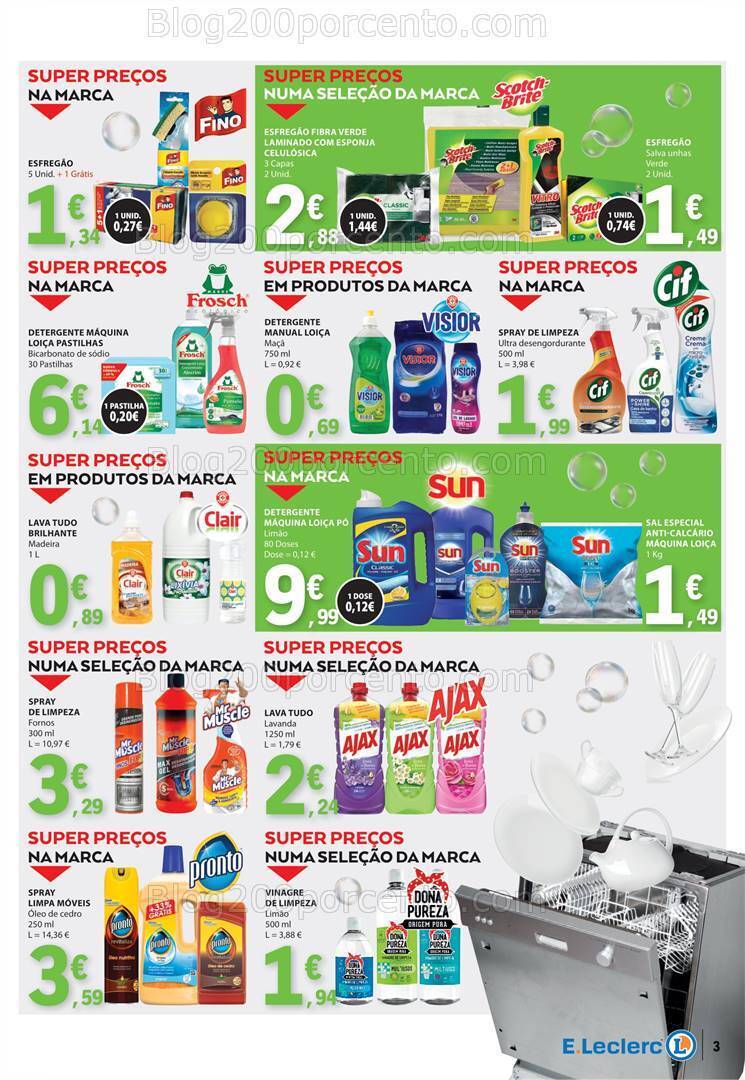 Antevisão Folheto E-LECLERC Especial Limpeza e Bricolage Promoções de 11 a 23 junho