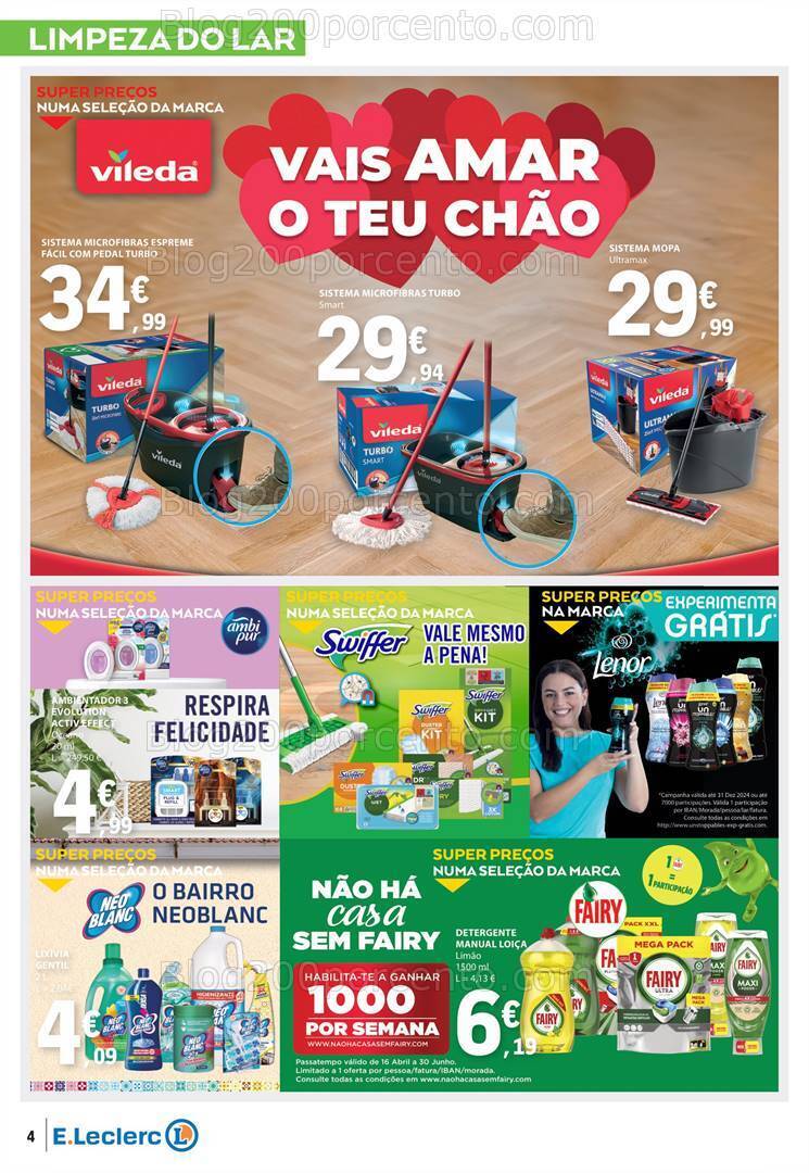 Antevisão Folheto E-LECLERC Especial Limpeza e Bricolage Promoções de 11 a 23 junho