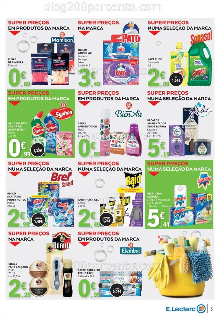 Antevisão Folheto E-LECLERC Especial Limpeza e Bricolage Promoções de 11 a 23 junho