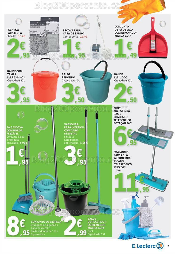 Antevisão Folheto E-LECLERC Especial Limpeza e Bricolage Promoções de 11 a 23 junho