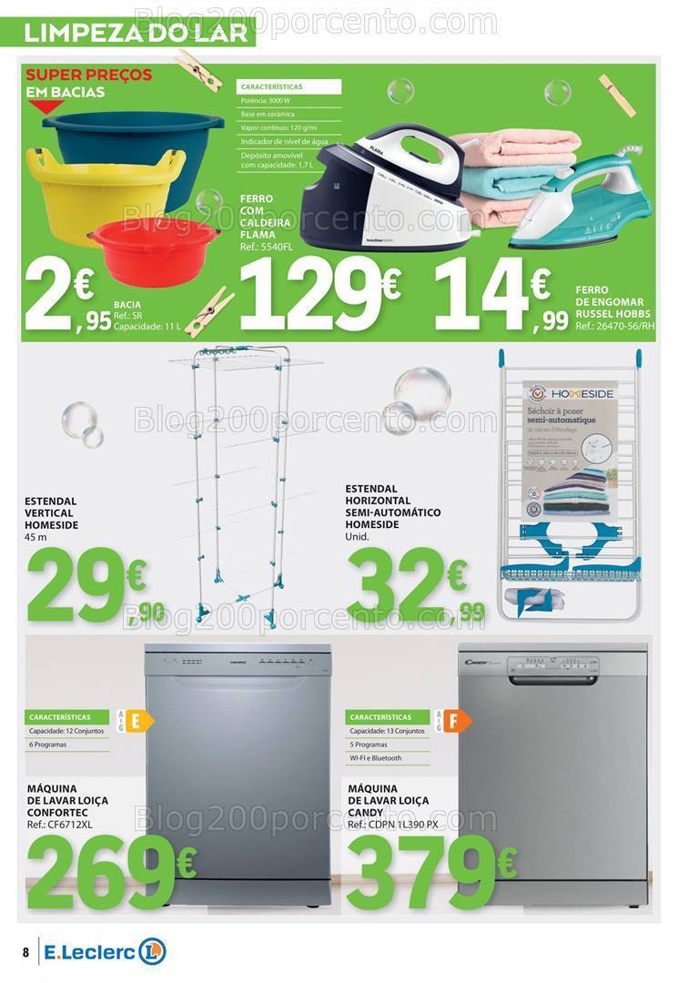 Antevisão Folheto E-LECLERC Especial Limpeza e Bricolage Promoções de 11 a 23 junho