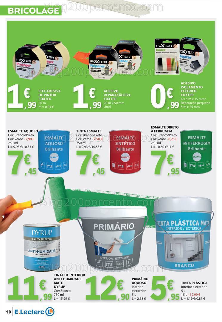 Antevisão Folheto E-LECLERC Especial Limpeza e Bricolage Promoções de 11 a 23 junho