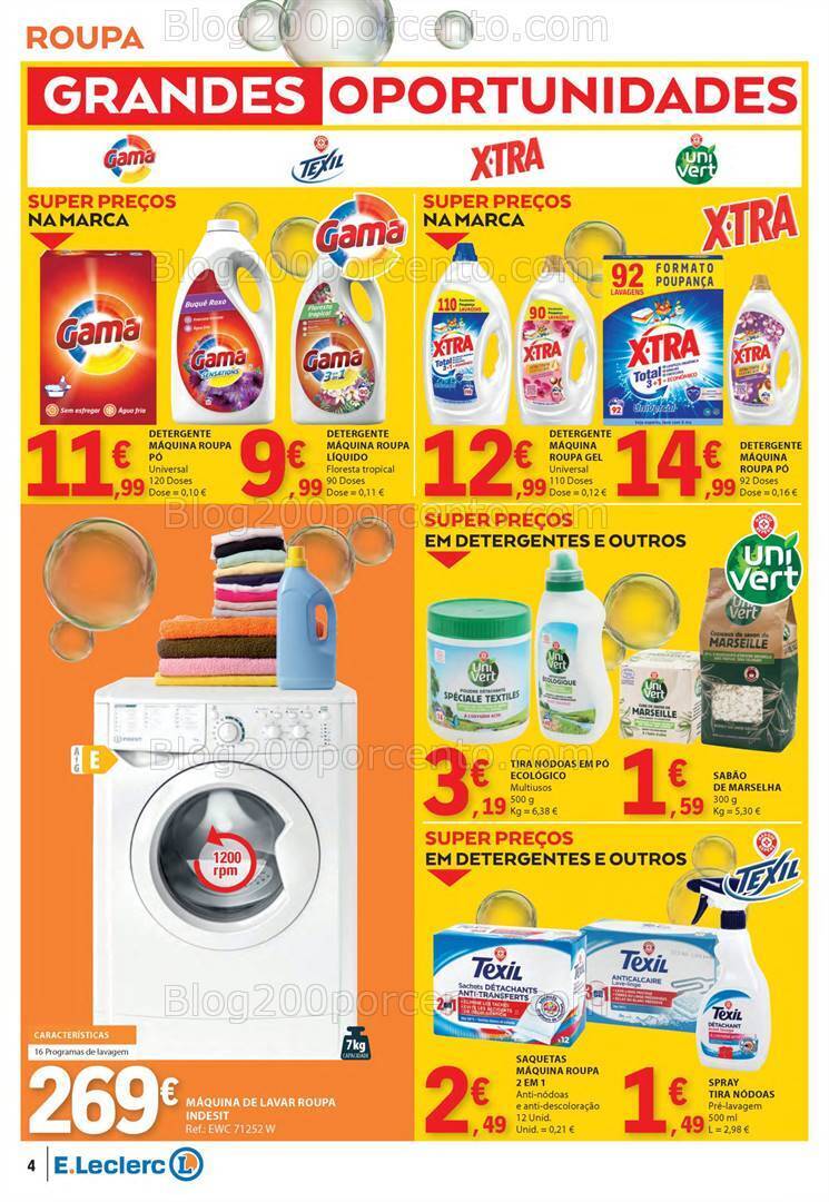 Antevisão Folheto E-LECLERC Especial Limpeza de 5 a 17 março