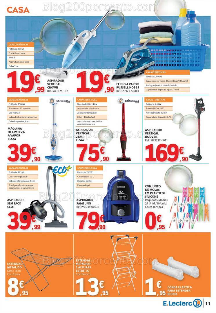 Antevisão Folheto E-LECLERC Especial Limpeza de 5 a 17 março