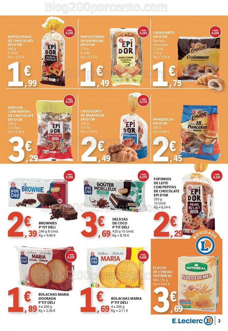 Antevisão Folheto E-LECLERC Especial Marca Guia Promoções de 1 a 30 setembro