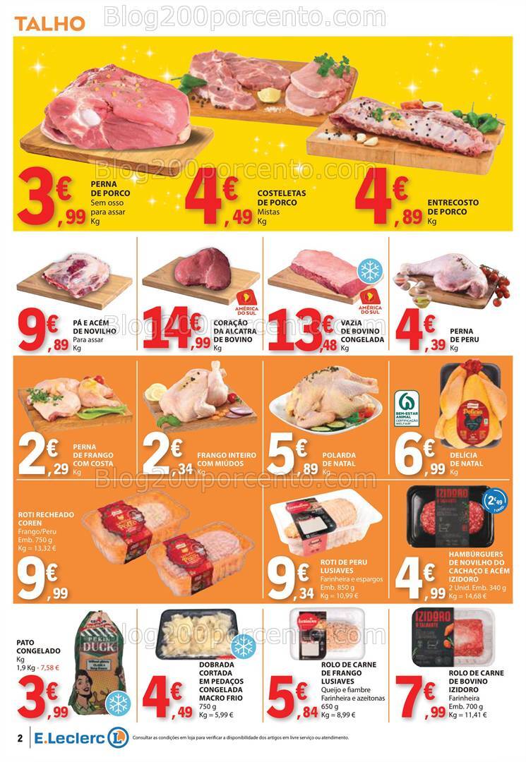 Antevisão Folheto E-LECLERC Natal Promoções de 19 a 24 dezembro