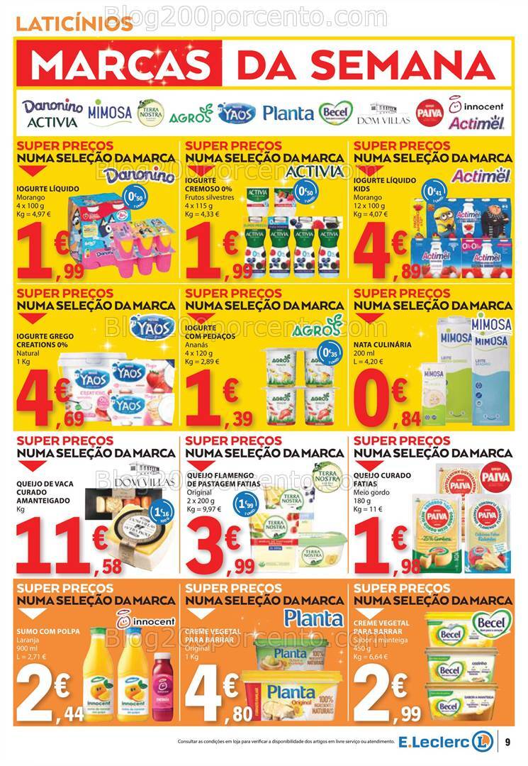 Antevisão Folheto E-LECLERC Natal Promoções de 19 a 24 dezembro