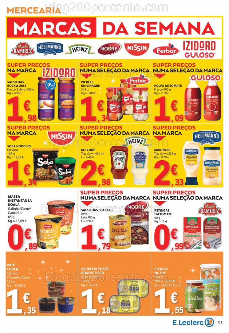 Antevisão Folheto E-LECLERC Natal Promoções de 19 a 24 dezembro