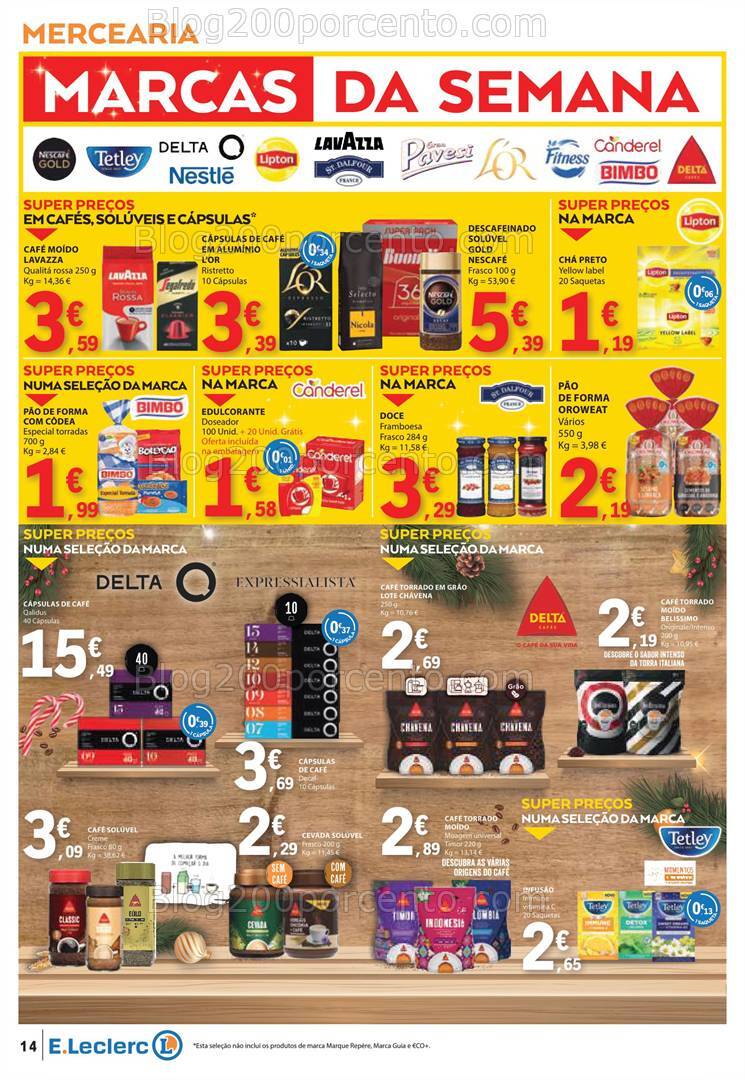 Antevisão Folheto E-LECLERC Natal Promoções de 19 a 24 dezembro