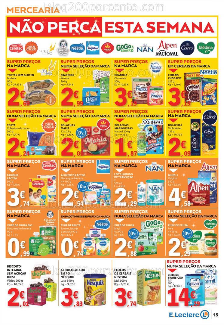 Antevisão Folheto E-LECLERC Natal Promoções de 19 a 24 dezembro