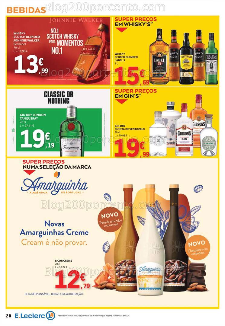 Antevisão Folheto E-LECLERC Natal Promoções de 19 a 24 dezembro