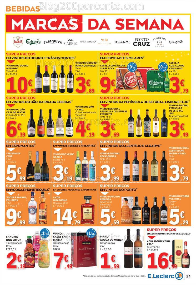 Antevisão Folheto E-LECLERC Natal Promoções de 19 a 24 dezembro
