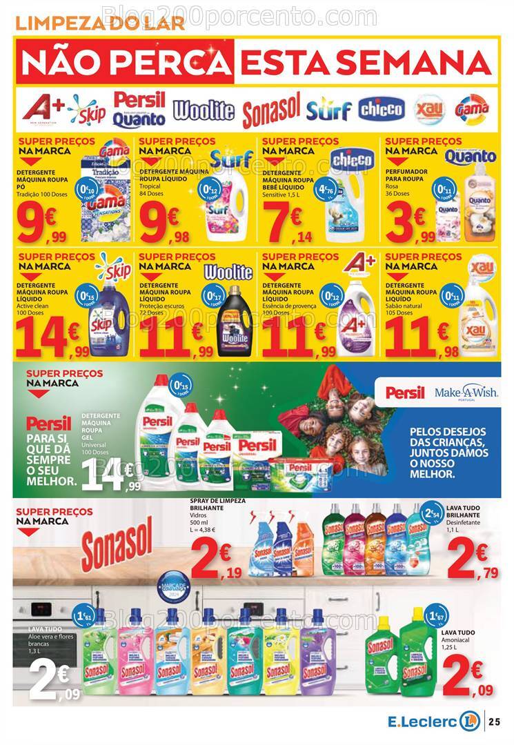 Antevisão Folheto E-LECLERC Natal Promoções de 19 a 24 dezembro