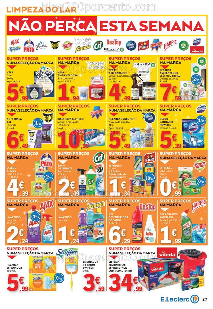 Antevisão Folheto E-LECLERC Natal Promoções de 19 a 24 dezembro