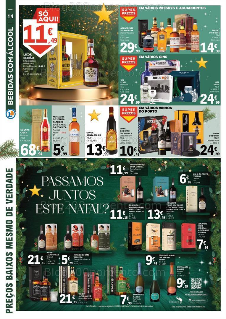 Antevisão Folheto E-LECLERC Natal Alimentar + Presentes Promoções de 5 a 17 dezembro