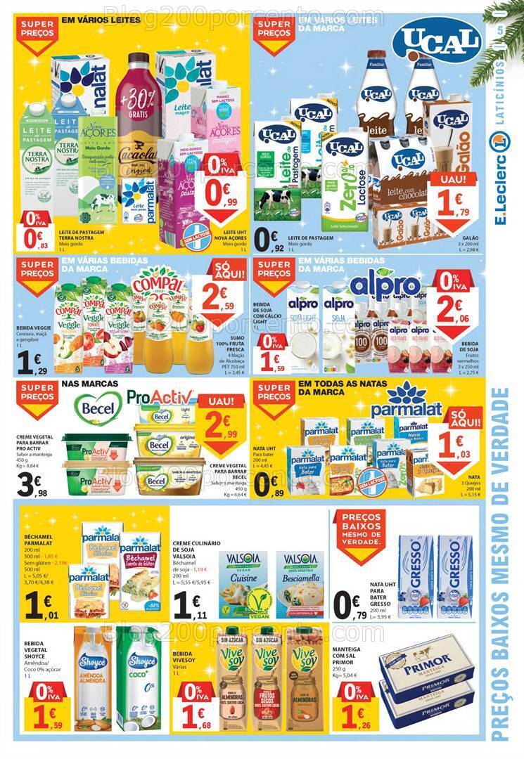 Antevisão Folheto E-LECLERC Natal e Ano Novo Promoções de 21 a 31 dezembro
