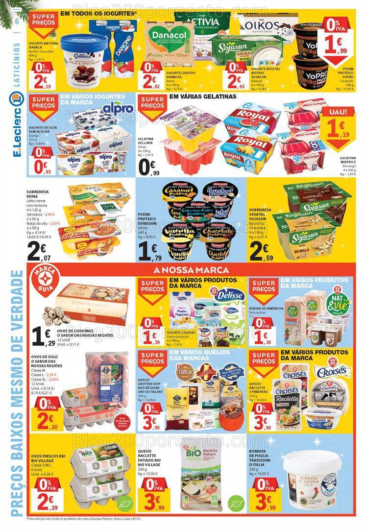 Antevisão Folheto E-LECLERC Natal e Ano Novo Promoções de 21 a 31 dezembro