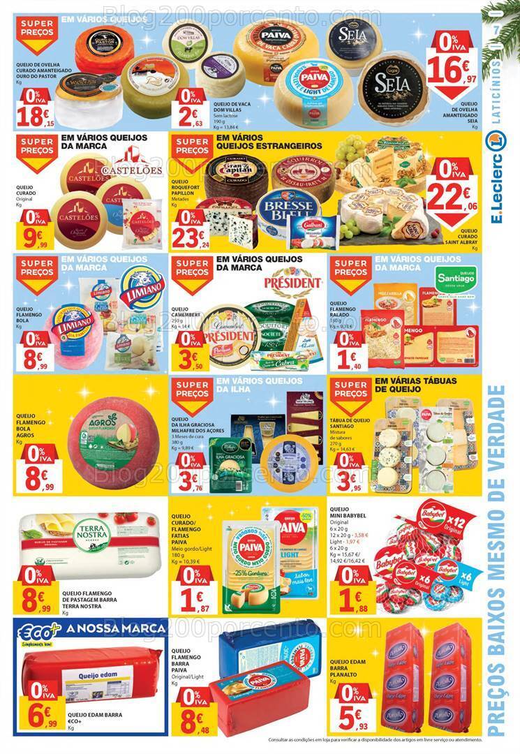 Antevisão Folheto E-LECLERC Natal e Ano Novo Promoções de 21 a 31 dezembro