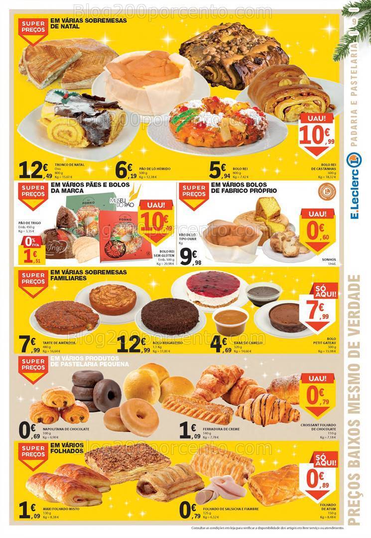 Antevisão Folheto E-LECLERC Natal e Ano Novo Promoções de 21 a 31 dezembro