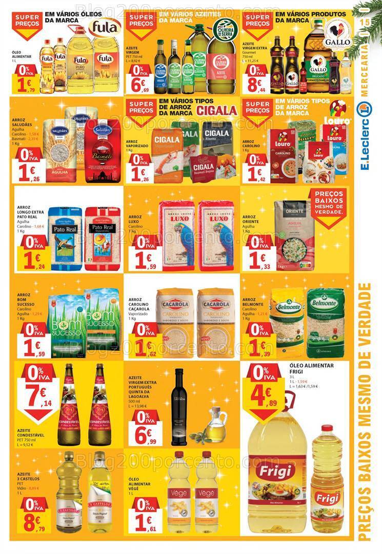 Antevisão Folheto E-LECLERC Natal e Ano Novo Promoções de 21 a 31 dezembro