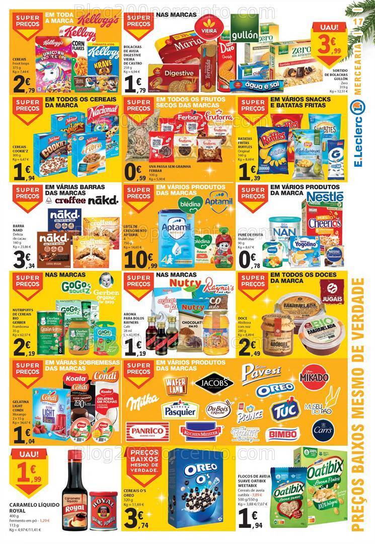 Antevisão Folheto E-LECLERC Natal e Ano Novo Promoções de 21 a 31 dezembro