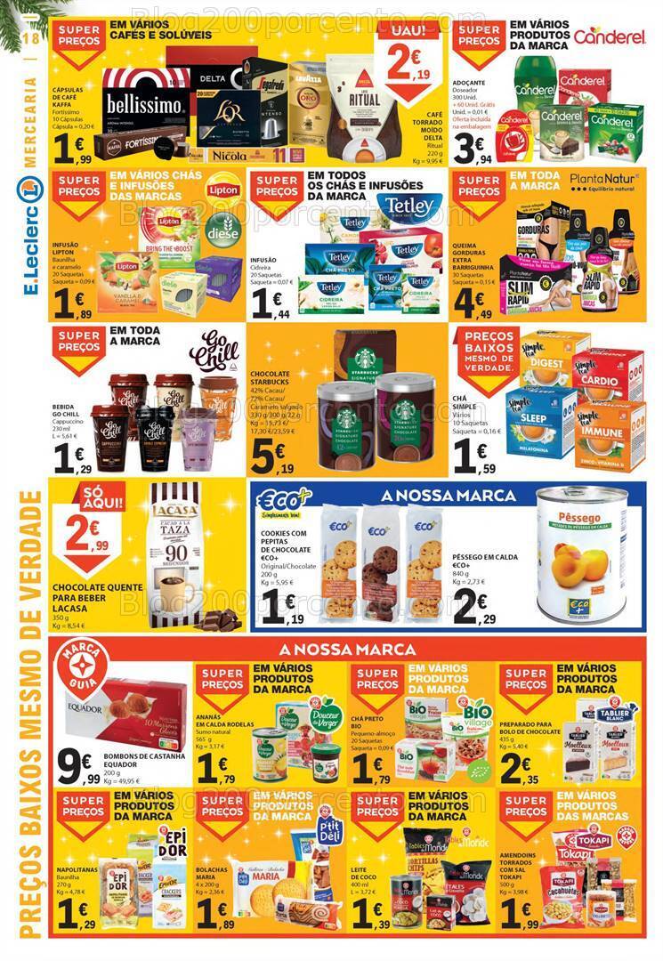 Antevisão Folheto E-LECLERC Natal e Ano Novo Promoções de 21 a 31 dezembro