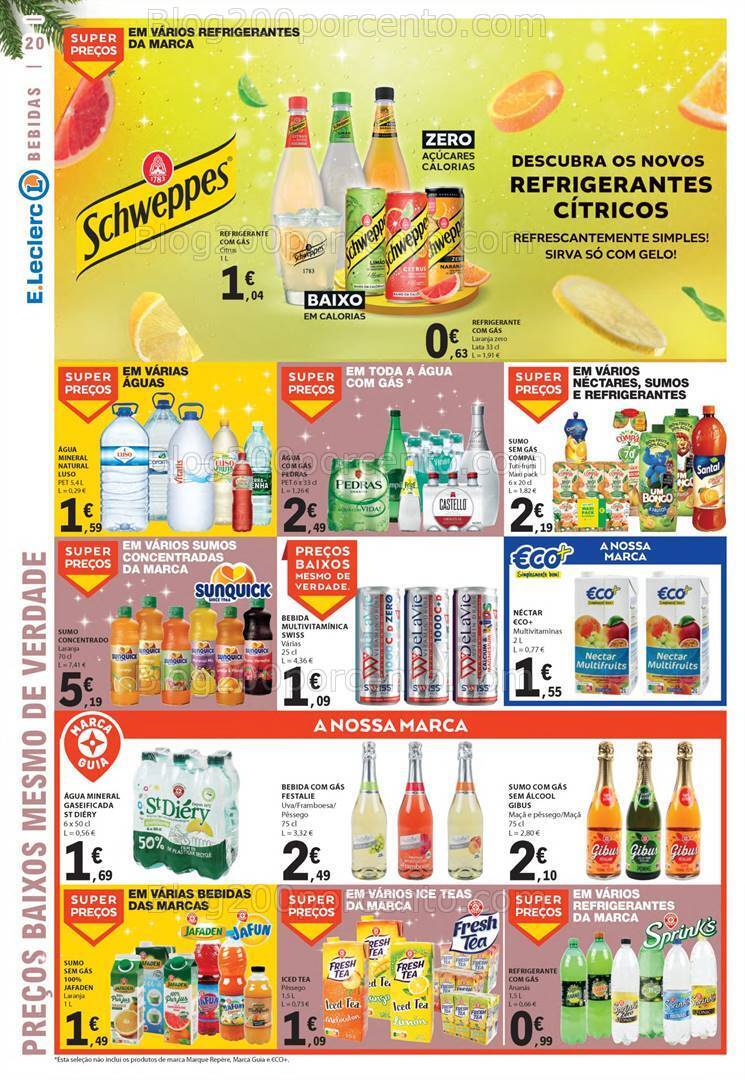 Antevisão Folheto E-LECLERC Natal e Ano Novo Promoções de 21 a 31 dezembro