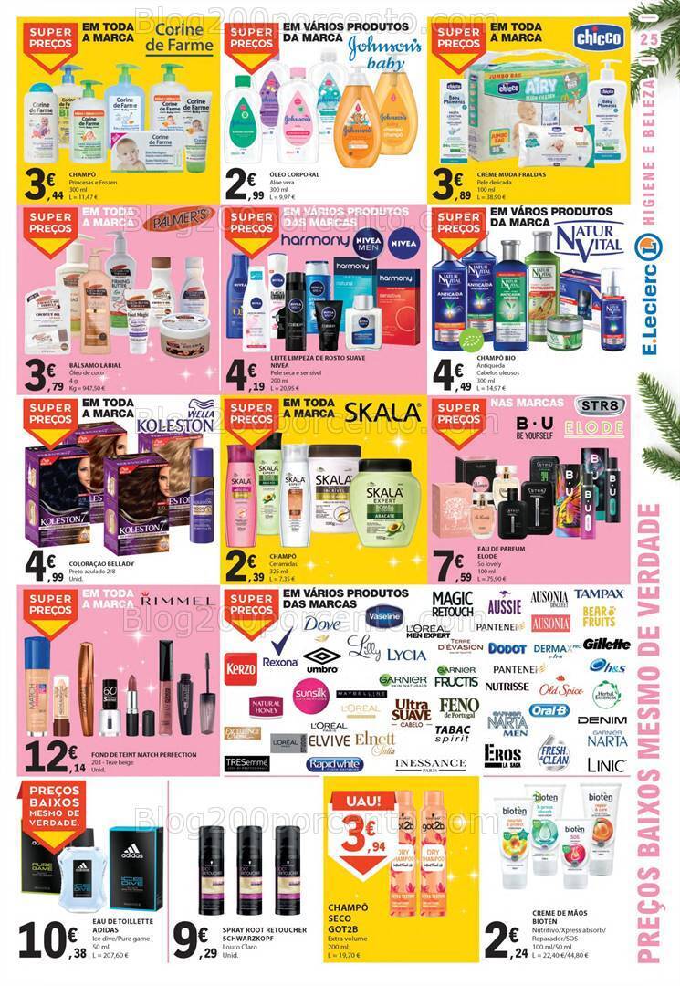 Antevisão Folheto E-LECLERC Natal e Ano Novo Promoções de 21 a 31 dezembro