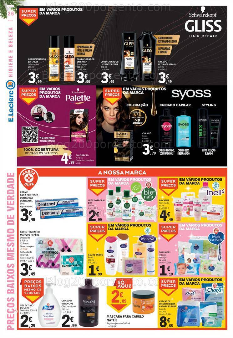 Antevisão Folheto E-LECLERC Natal e Ano Novo Promoções de 21 a 31 dezembro