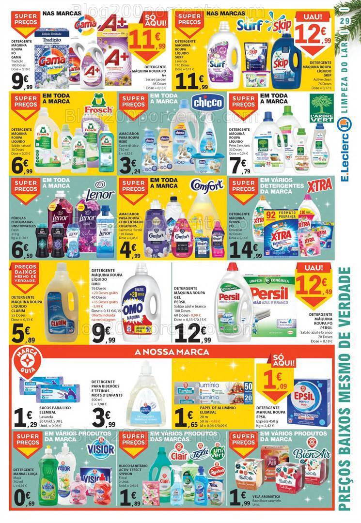 Antevisão Folheto E-LECLERC Natal e Ano Novo Promoções de 21 a 31 dezembro