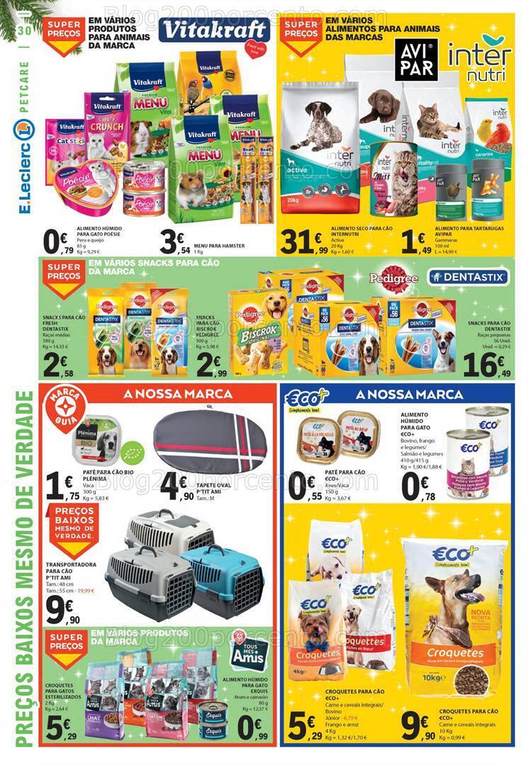 Antevisão Folheto E-LECLERC Natal e Ano Novo Promoções de 21 a 31 dezembro