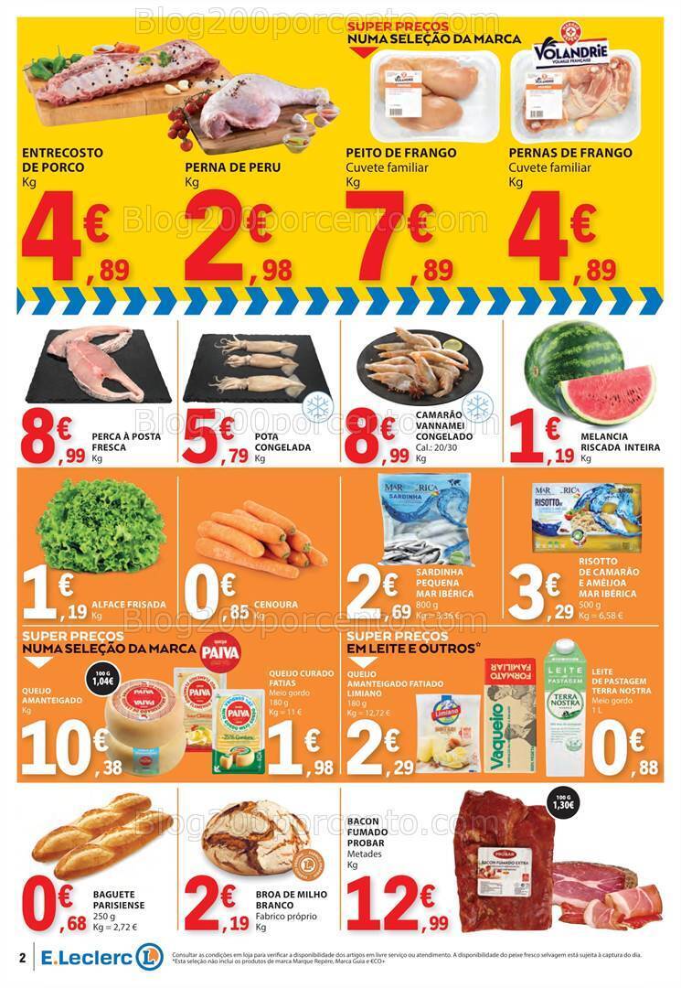 Antevisão Folheto E-LECLERC Promoções Fim de Semana 21 a 23 junho