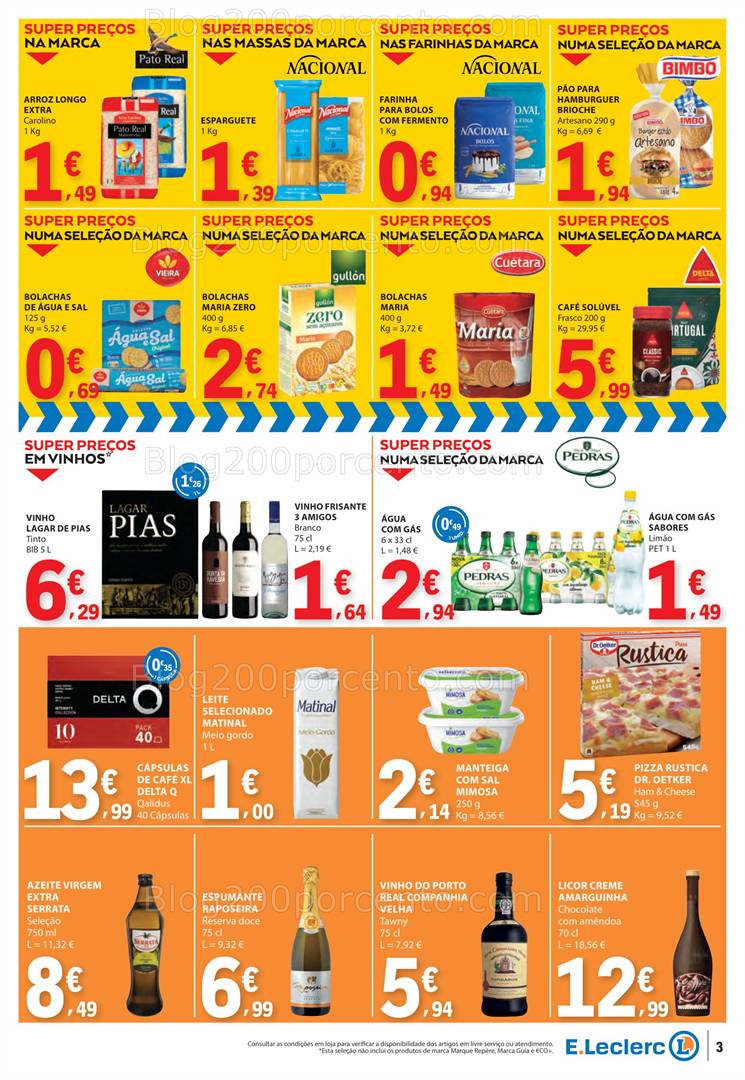 Antevisão Folheto E-LECLERC Promoções Fim de Semana - 9 a 11 maio