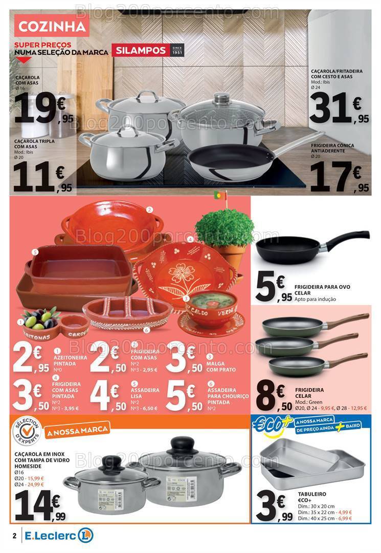 Antevisão Folheto E-LECLERC Bazar Promoções de 18 a 31 julho