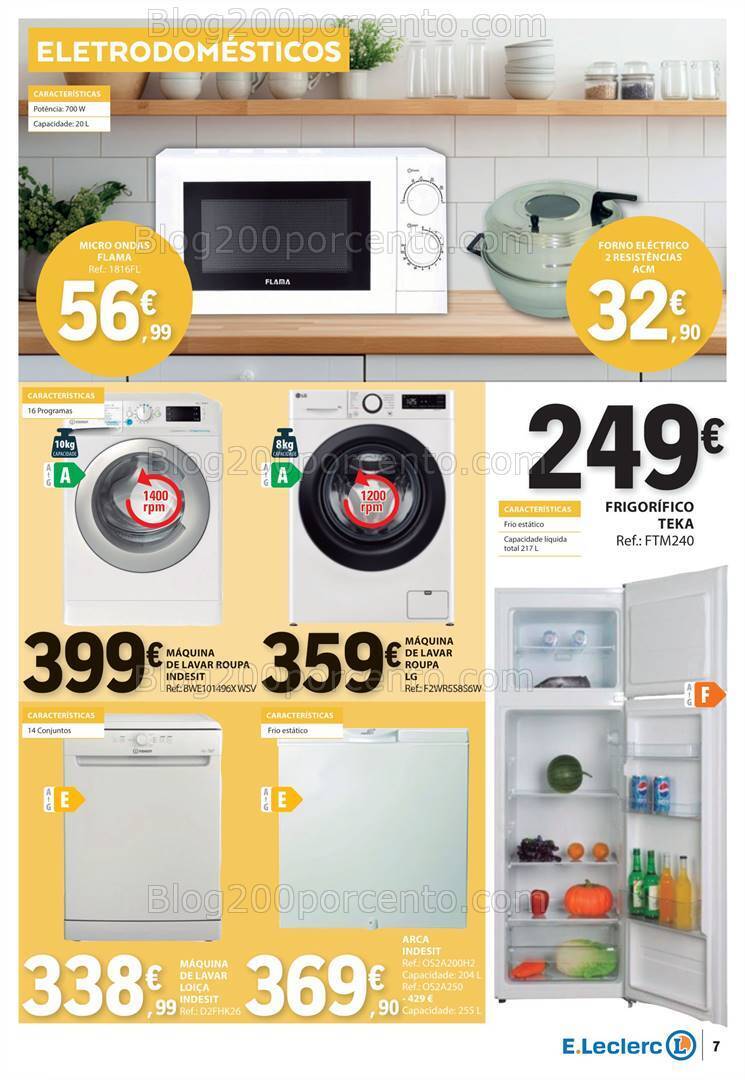 Antevisão Folheto E-LECLERC Bazar Promoções de 18 a 31 julho