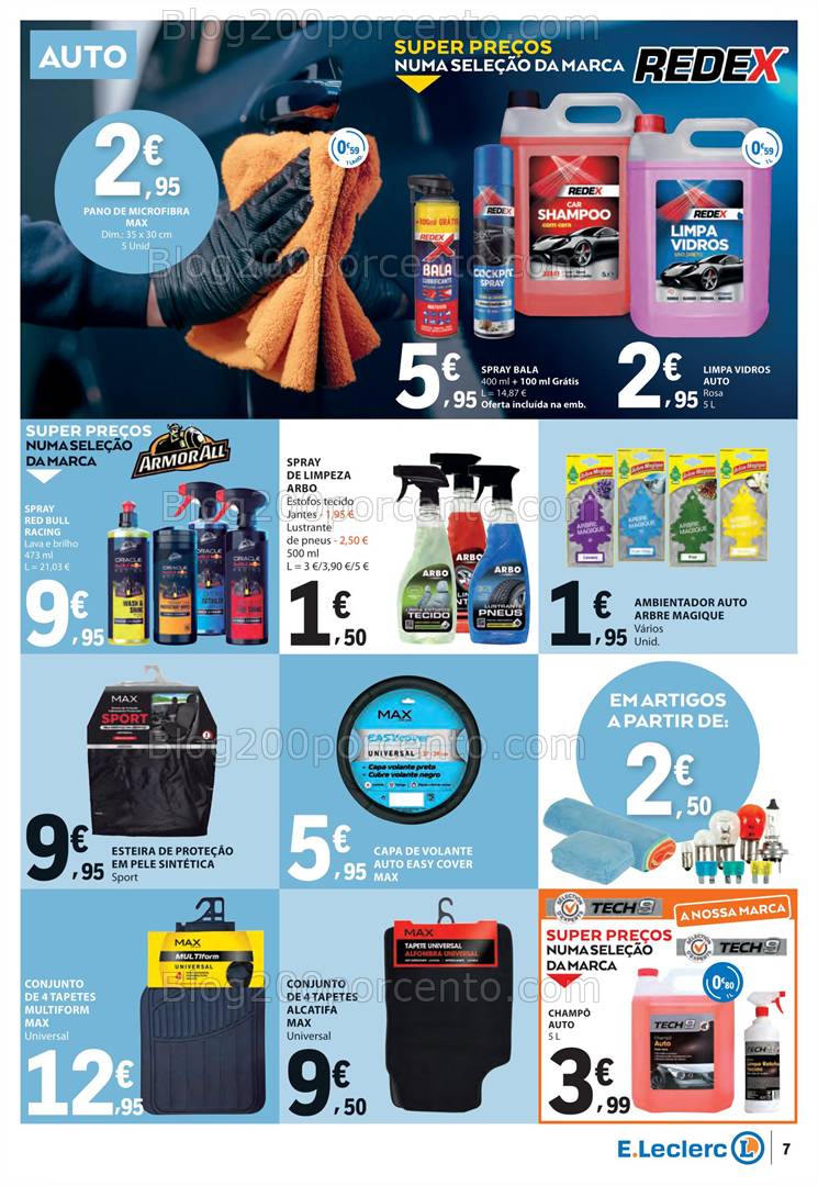 Antevisão Folheto E-LECLERC Bazar + Dia da Mãe Promoções de 24 abril a 7 maio