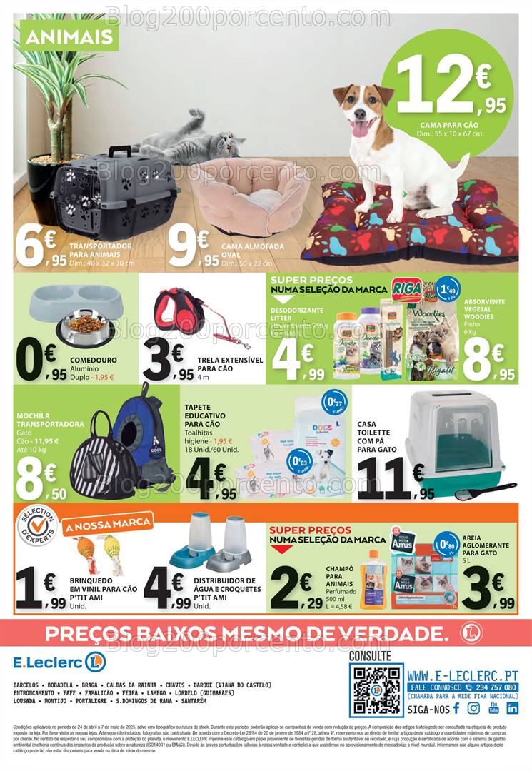 Antevisão Folheto E-LECLERC Bazar + Dia da Mãe Promoções de 24 abril a 7 maio