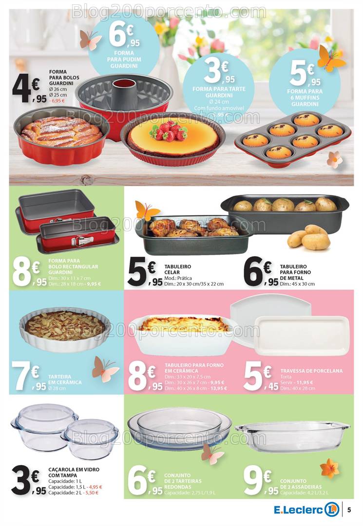 Antevisão Folheto E-LECLERC Bazar Promoções de 10 a 23 abril