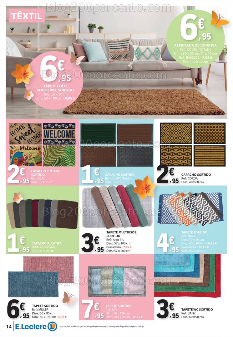 Antevisão Folheto E-LECLERC Bazar Promoções de 10 a 23 abril