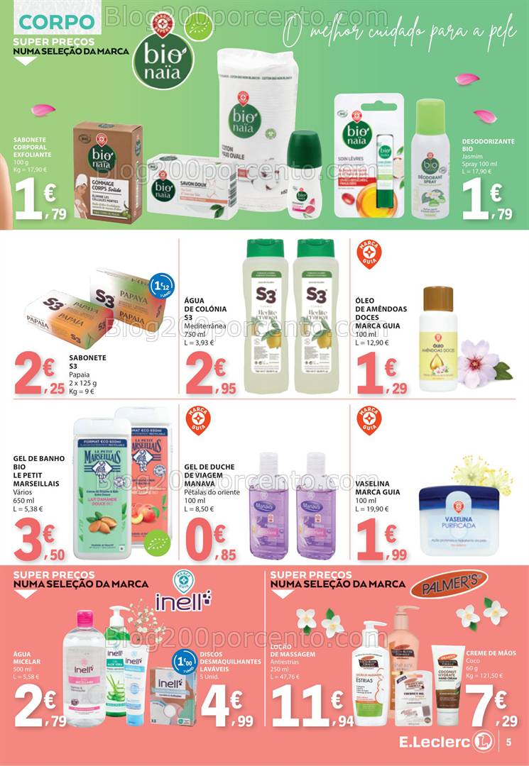 Antevisão Folheto E-LECLERC Especial Beleza Promoções de 22 abril a 4 maio