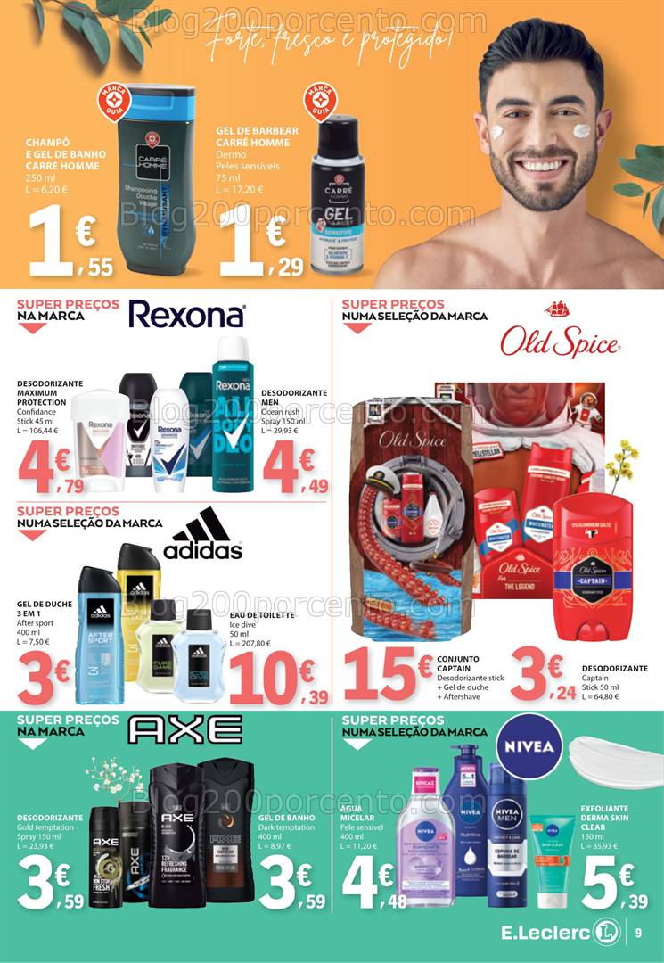 Antevisão Folheto E-LECLERC Especial Beleza Promoções de 22 abril a 4 maio