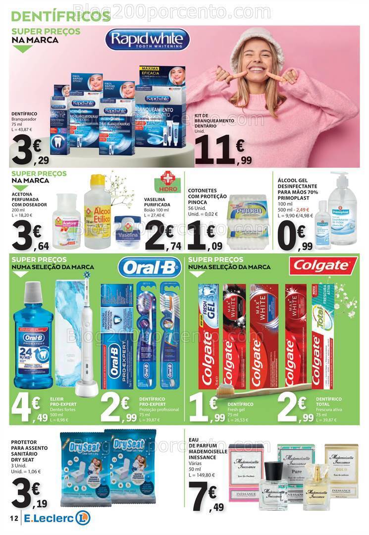 Antevisão Folheto E-LECLERC Beleza Promoções de 9 a 21 abril