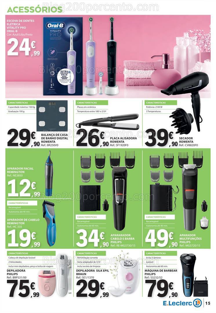 Antevisão Folheto E-LECLERC Beleza Promoções de 9 a 21 abril